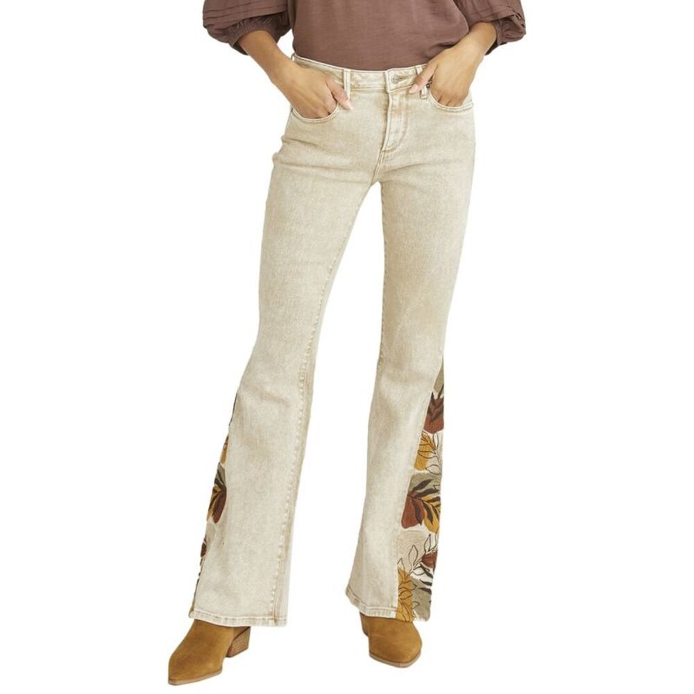 Driftwood Jeans Farrah Tan Flare Jean